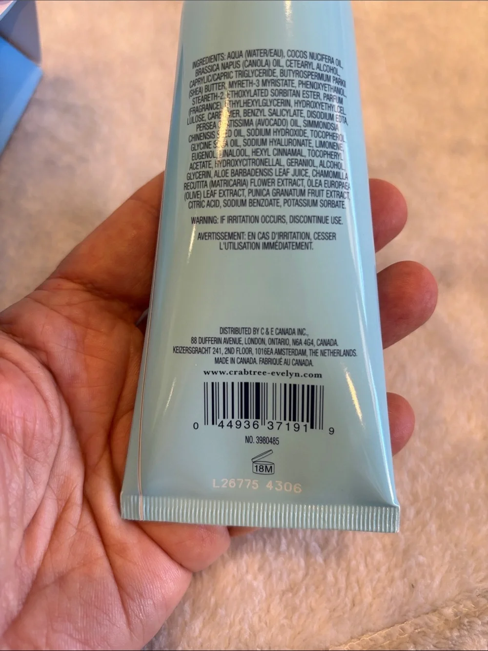 Crabtree & Evelyn Scented LaSOURCE Hand Therapy NWT 3.5oz